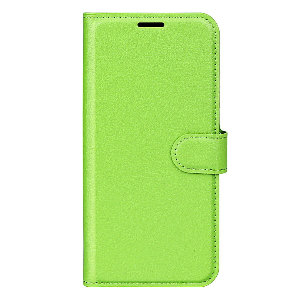 PU Leather Phone Case for TCL 40R 5G , Dustproof Litchi Texture Phone Shell Wallet Stand Flip Cover
