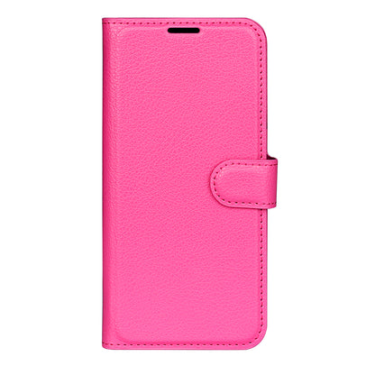 PU Leather Phone Case for TCL 40R 5G , Dustproof Litchi Texture Phone Shell Wallet Stand Flip Cover