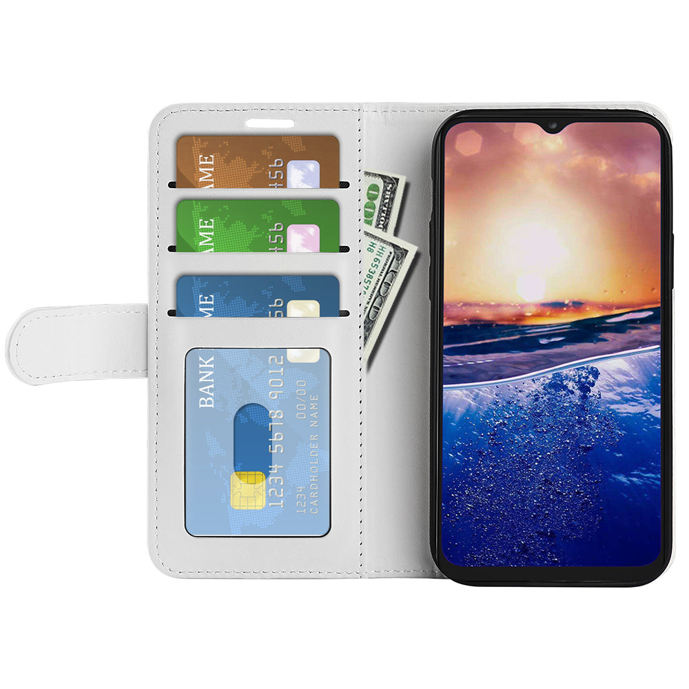 For TCL 40R 5G Anti-Dust Crazy Horse Texture Phone Case PU Leather Wallet Flip Stand Cover