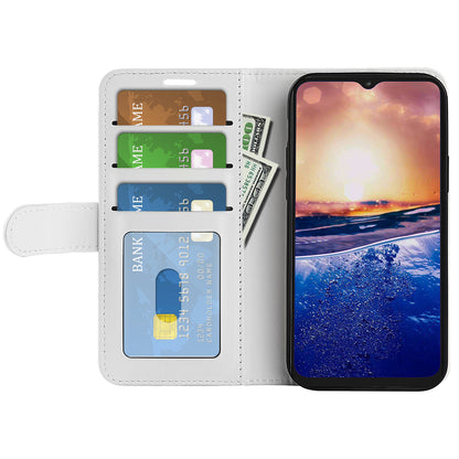 For TCL 40R 5G Anti-Dust Crazy Horse Texture Phone Case PU Leather Wallet Flip Stand Cover