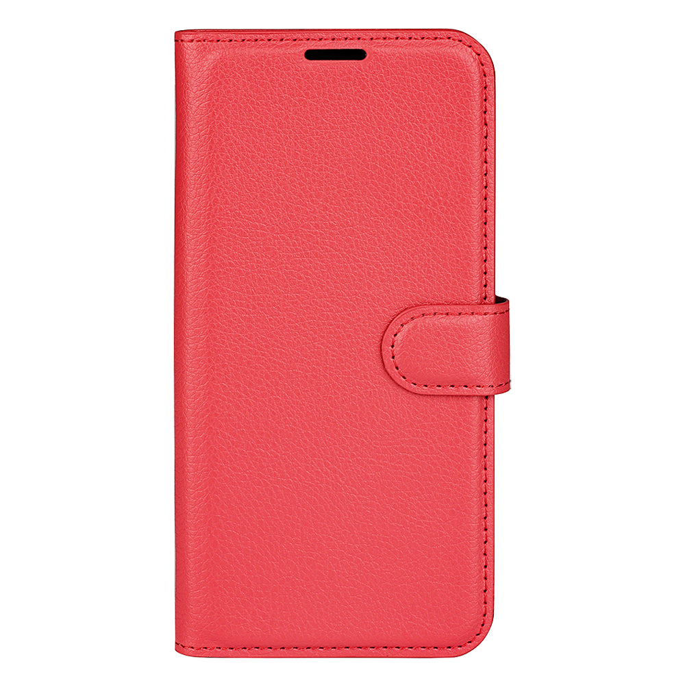 PU Leather Phone Case for Honor Magic5 Dustproof Litchi Texture Phone Shell Wallet Stand Flip Cover