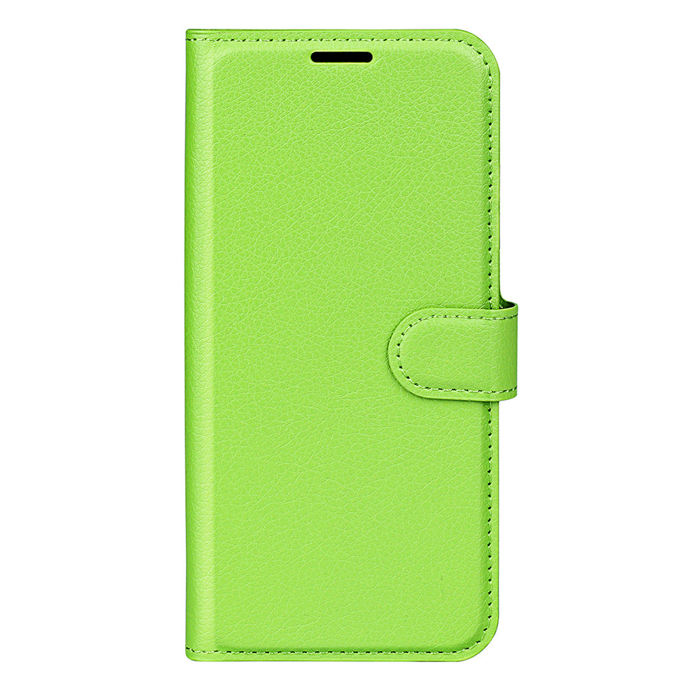 PU Leather Phone Case for Honor Magic5 Dustproof Litchi Texture Phone Shell Wallet Stand Flip Cover