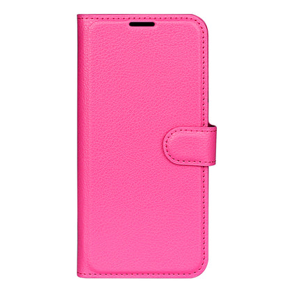 PU Leather Phone Case for Honor Magic5 Dustproof Litchi Texture Phone Shell Wallet Stand Flip Cover