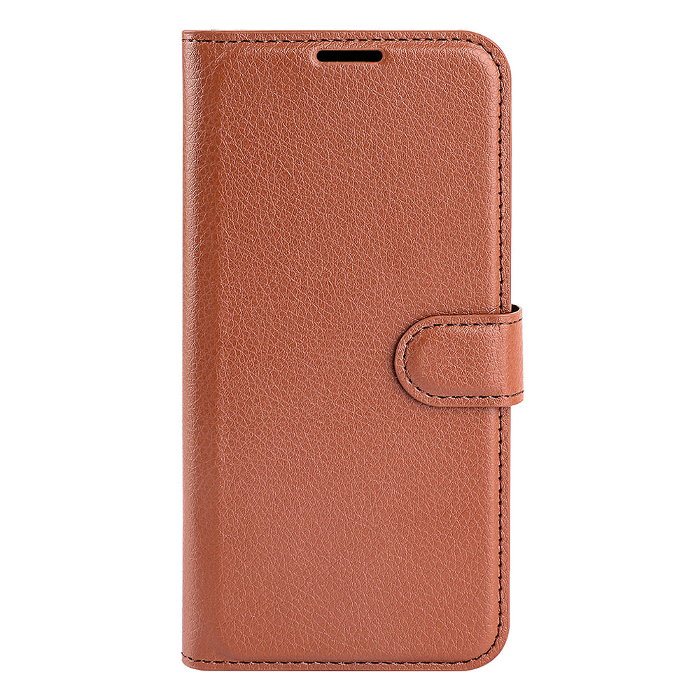 PU Leather Phone Case for Honor Magic5 Dustproof Litchi Texture Phone Shell Wallet Stand Flip Cover