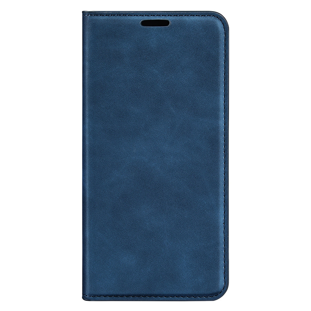 For Honor Magic5 Skin-Touch Leather Wallet Phone Case Magnetic Flip Stand Drop-Proof Cover