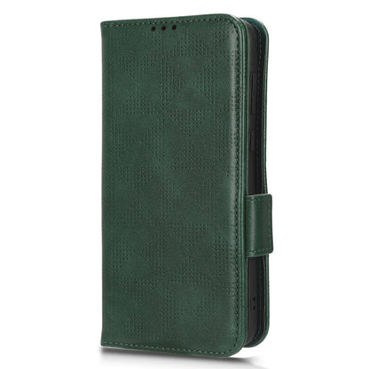 For Huawei P60 Art PU Leather+TPU Mobile Phone Case Imprinted Triangle Stand Wallet Shell