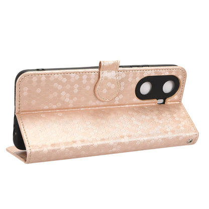 PU Leather Flip Cover for Huawei Enjoy 60 Wallet Phone Case Dot Pattern Imprinted Stand Phone Shell