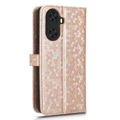 PU Leather Flip Cover for Huawei Enjoy 60 Wallet Phone Case Dot Pattern Imprinted Stand Phone Shell
