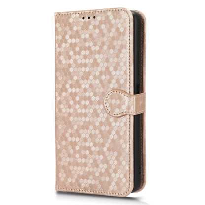 PU Leather Flip Cover for Huawei Enjoy 60 Wallet Phone Case Dot Pattern Imprinted Stand Phone Shell
