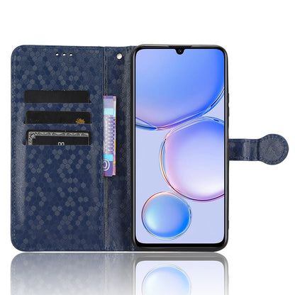PU Leather Flip Cover for Huawei Enjoy 60 Wallet Phone Case Dot Pattern Imprinted Stand Phone Shell