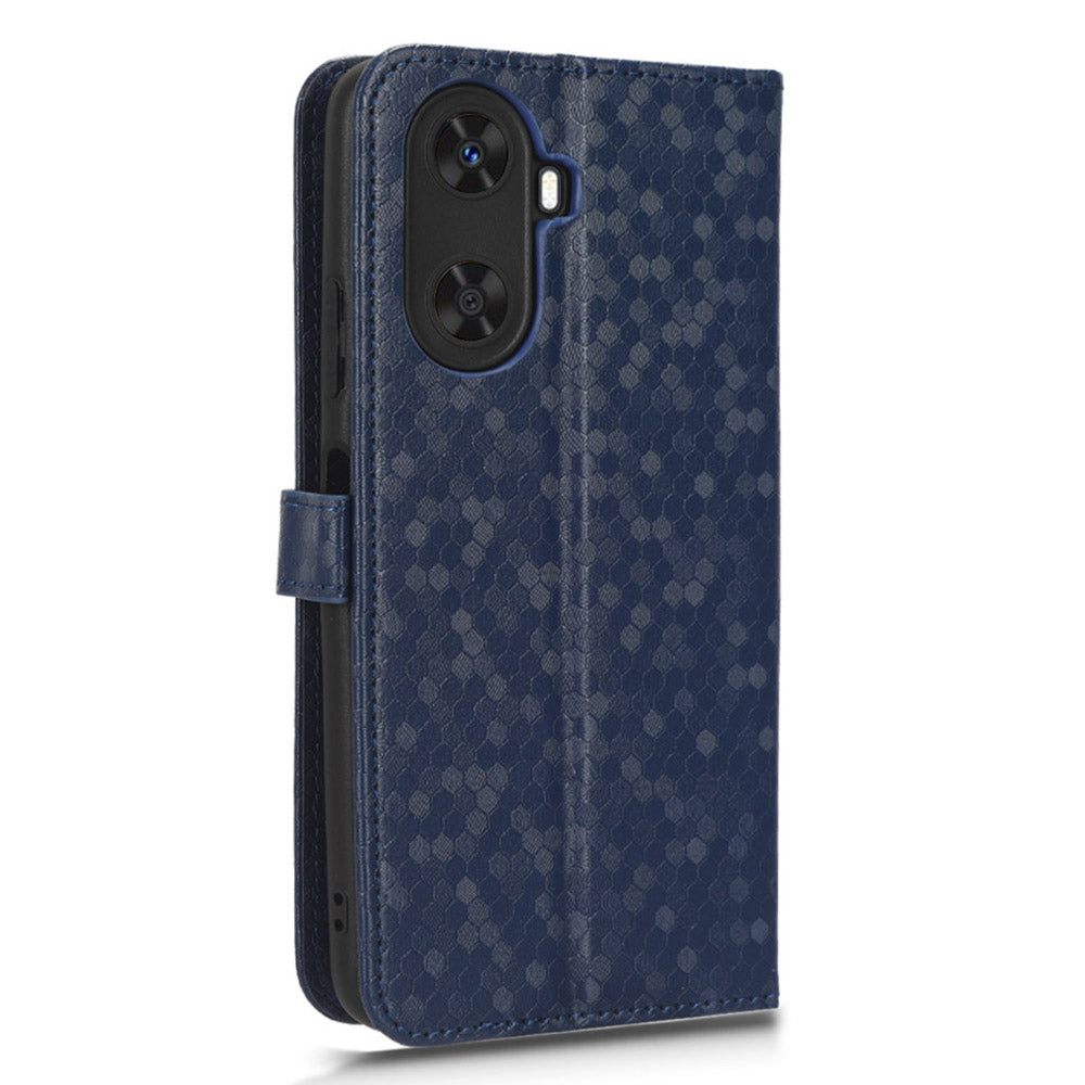 PU Leather Flip Cover for Huawei Enjoy 60 Wallet Phone Case Dot Pattern Imprinted Stand Phone Shell