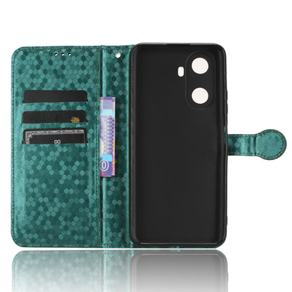 PU Leather Flip Cover for Huawei Enjoy 60 Wallet Phone Case Dot Pattern Imprinted Stand Phone Shell