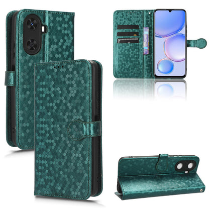 PU Leather Flip Cover for Huawei Enjoy 60 Wallet Phone Case Dot Pattern Imprinted Stand Phone Shell
