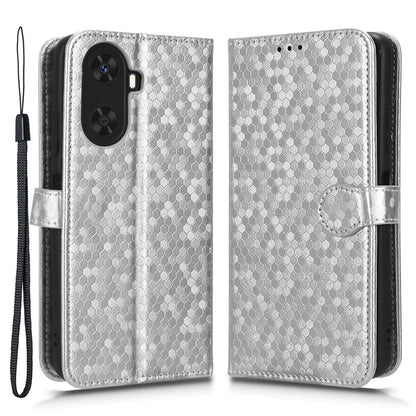PU Leather Flip Cover for Huawei Enjoy 60 Wallet Phone Case Dot Pattern Imprinted Stand Phone Shell