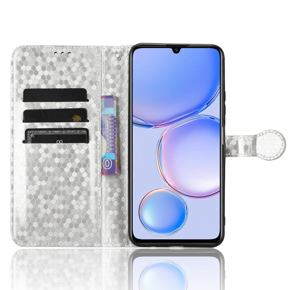 PU Leather Flip Cover for Huawei Enjoy 60 Wallet Phone Case Dot Pattern Imprinted Stand Phone Shell