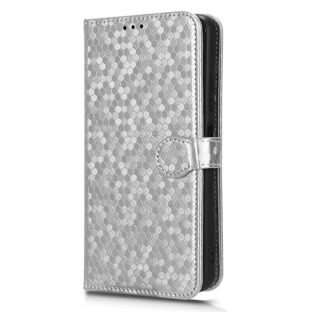 PU Leather Flip Cover for Huawei Enjoy 60 Wallet Phone Case Dot Pattern Imprinted Stand Phone Shell