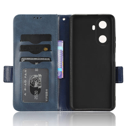 For Huawei Enjoy 60 Anti-Scratch PU Leather Stand Wallet Phone Case Imprinted Triangle Phone Cover