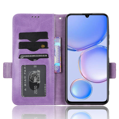 For Huawei Enjoy 60 Anti-Scratch PU Leather Stand Wallet Phone Case Imprinted Triangle Phone Cover