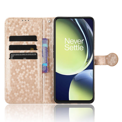 For OnePlus Nord CE 3 Lite 5G / Nord N30 5G PU Leather Cover Dot Pattern Imprinted Stand Wallet Phone Case