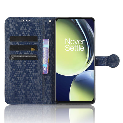 For OnePlus Nord CE 3 Lite 5G / Nord N30 5G PU Leather Cover Dot Pattern Imprinted Stand Wallet Phone Case