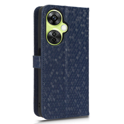 For OnePlus Nord CE 3 Lite 5G / Nord N30 5G PU Leather Cover Dot Pattern Imprinted Stand Wallet Phone Case