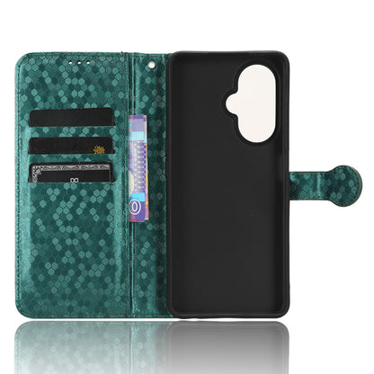 For OnePlus Nord CE 3 Lite 5G / Nord N30 5G PU Leather Cover Dot Pattern Imprinted Stand Wallet Phone Case