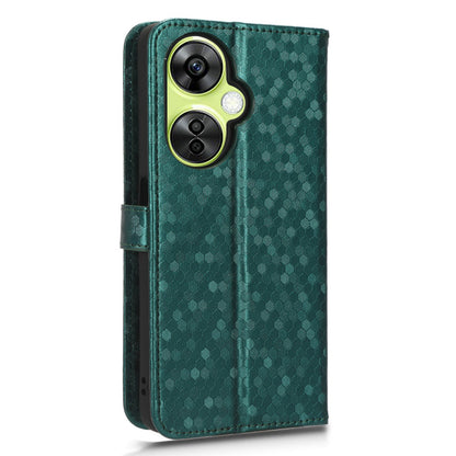 For OnePlus Nord CE 3 Lite 5G / Nord N30 5G PU Leather Cover Dot Pattern Imprinted Stand Wallet Phone Case