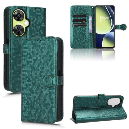 For OnePlus Nord CE 3 Lite 5G / Nord N30 5G PU Leather Cover Dot Pattern Imprinted Stand Wallet Phone Case