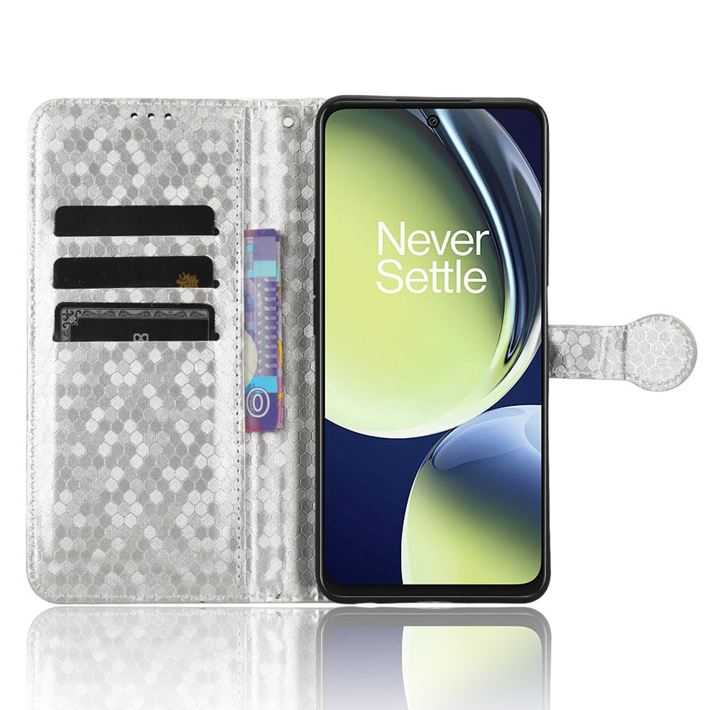 For OnePlus Nord CE 3 Lite 5G / Nord N30 5G PU Leather Cover Dot Pattern Imprinted Stand Wallet Phone Case