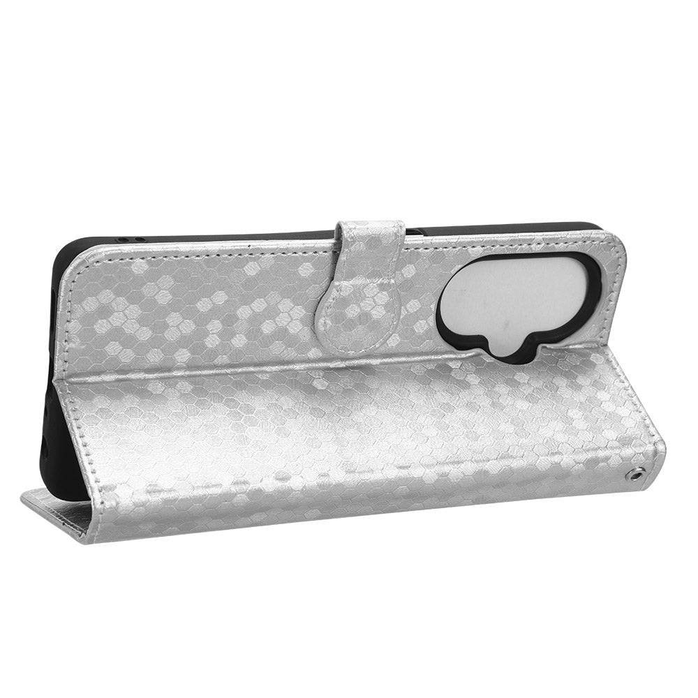 For OnePlus Nord CE 3 Lite 5G / Nord N30 5G PU Leather Cover Dot Pattern Imprinted Stand Wallet Phone Case