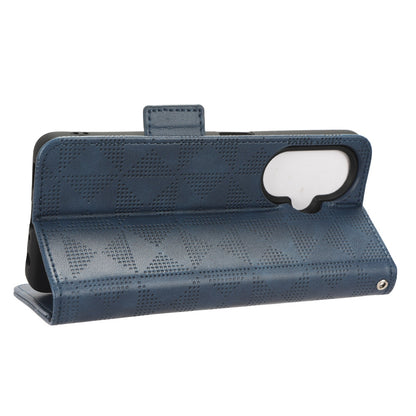 For OnePlus Nord CE 3 Lite 5G / Nord N30 5G Phone Case Imprinted Triangle Stand Wallet PU Leather Cover