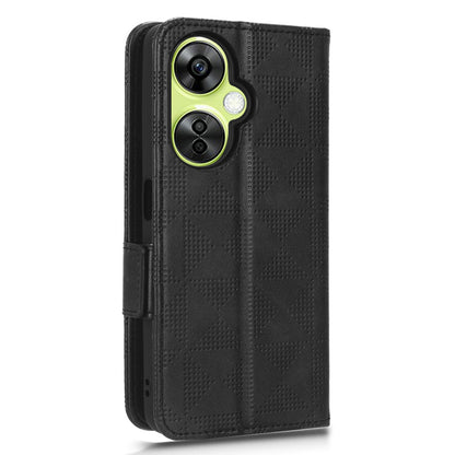 For OnePlus Nord CE 3 Lite 5G / Nord N30 5G Phone Case Imprinted Triangle Stand Wallet PU Leather Cover