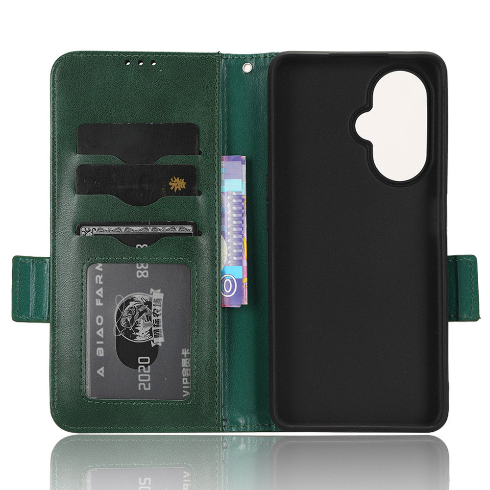 For OnePlus Nord CE 3 Lite 5G / Nord N30 5G Phone Case Imprinted Triangle Stand Wallet PU Leather Cover