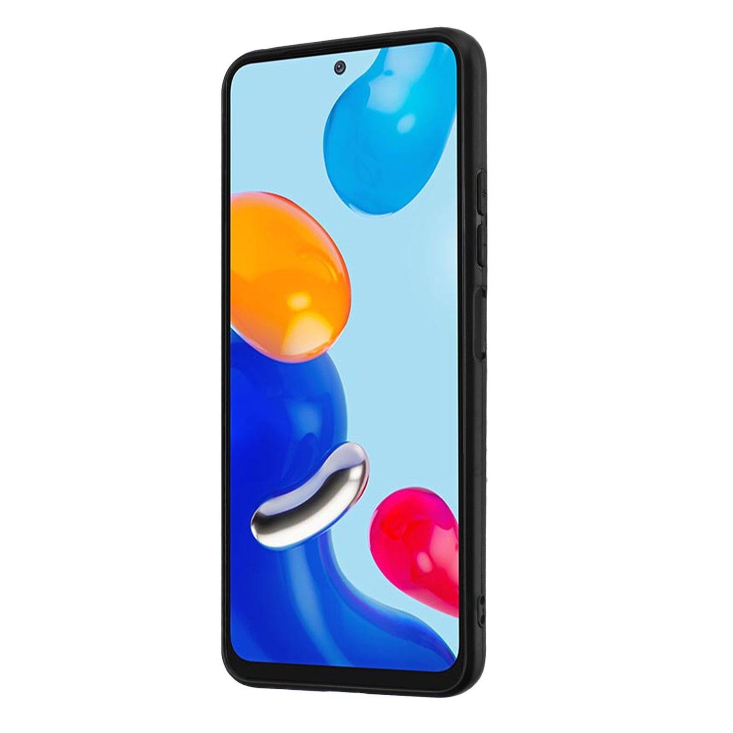 For Xiaomi Redmi Note 11S 4G / Note 11 4G (Qualcomm) Matte TPU Phone Case Ring Kickstand Cover Works for Magnetic Car Mount