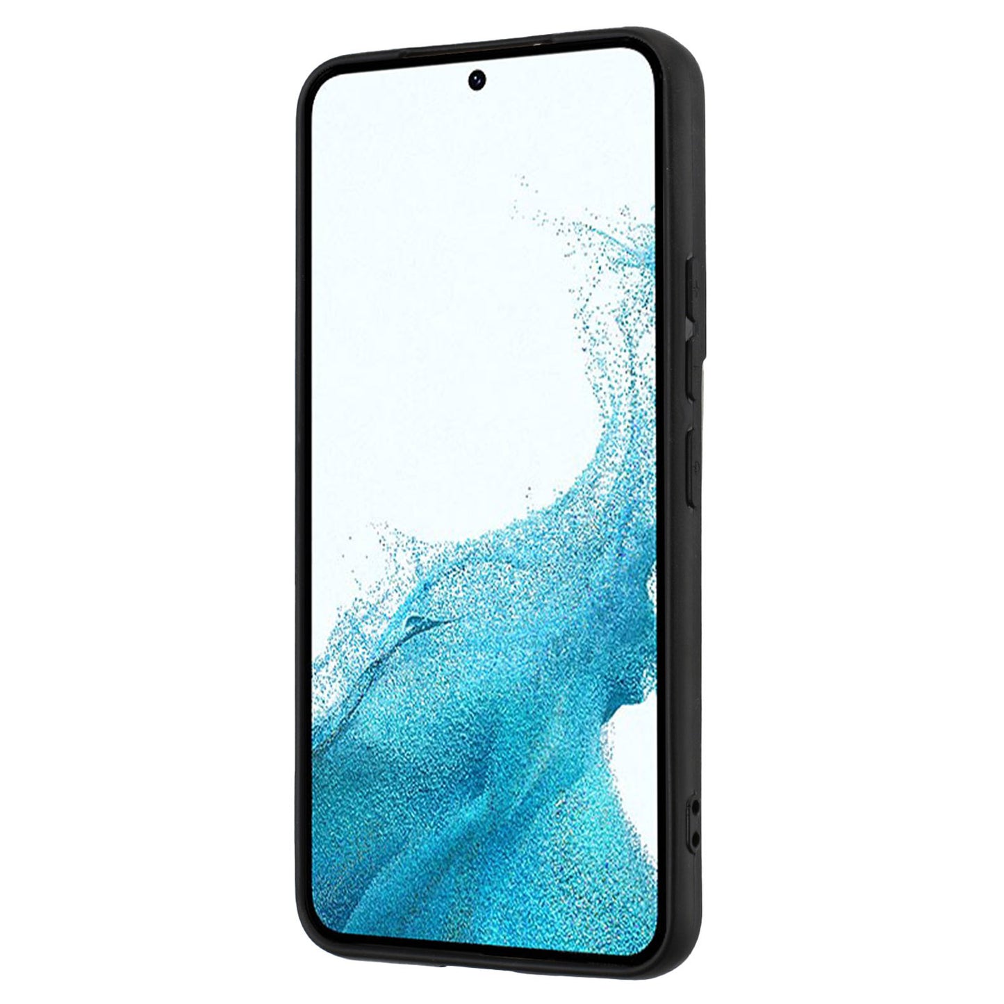 Ring Kickstand Matte Cover for Samsung Galaxy S22+ 5G TPU Phone Case Works for Magnetic Car Mount