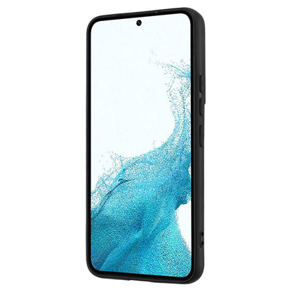 Ring Kickstand Matte Cover for Samsung Galaxy S22+ 5G TPU Phone Case Works for Magnetic Car Mount