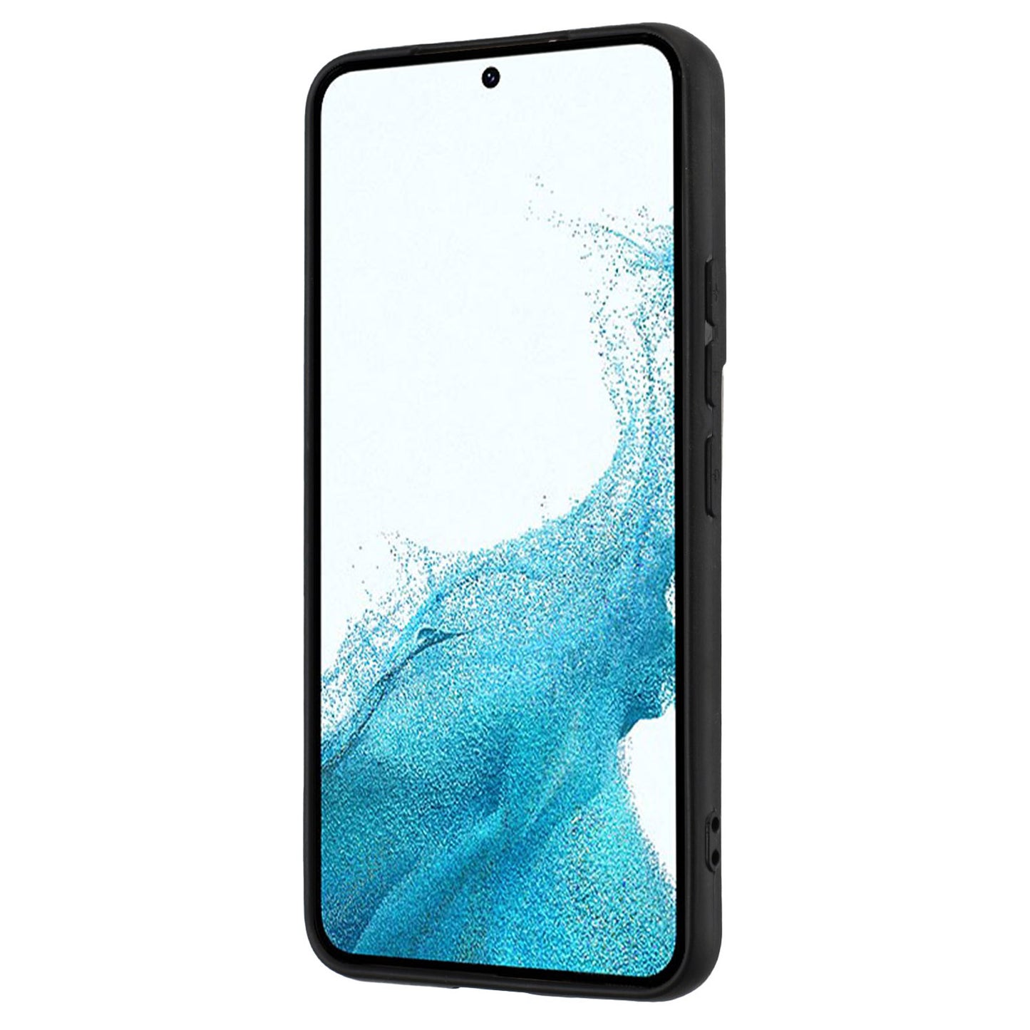 Ring Kickstand Cover for Samsung Galaxy S22 5G Anti-drop Matte TPU Phone Case Works for Magnetic Car Mount