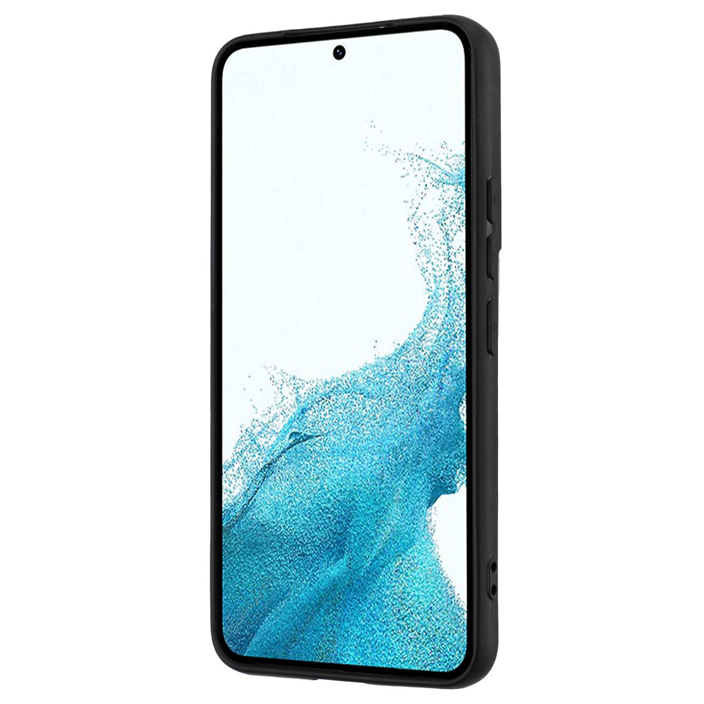 Ring Kickstand Cover for Samsung Galaxy S22 5G Anti-drop Matte TPU Phone Case Works for Magnetic Car Mount