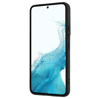 Ring Kickstand Cover for Samsung Galaxy S22 5G Anti-drop Matte TPU Phone Case Works for Magnetic Car Mount