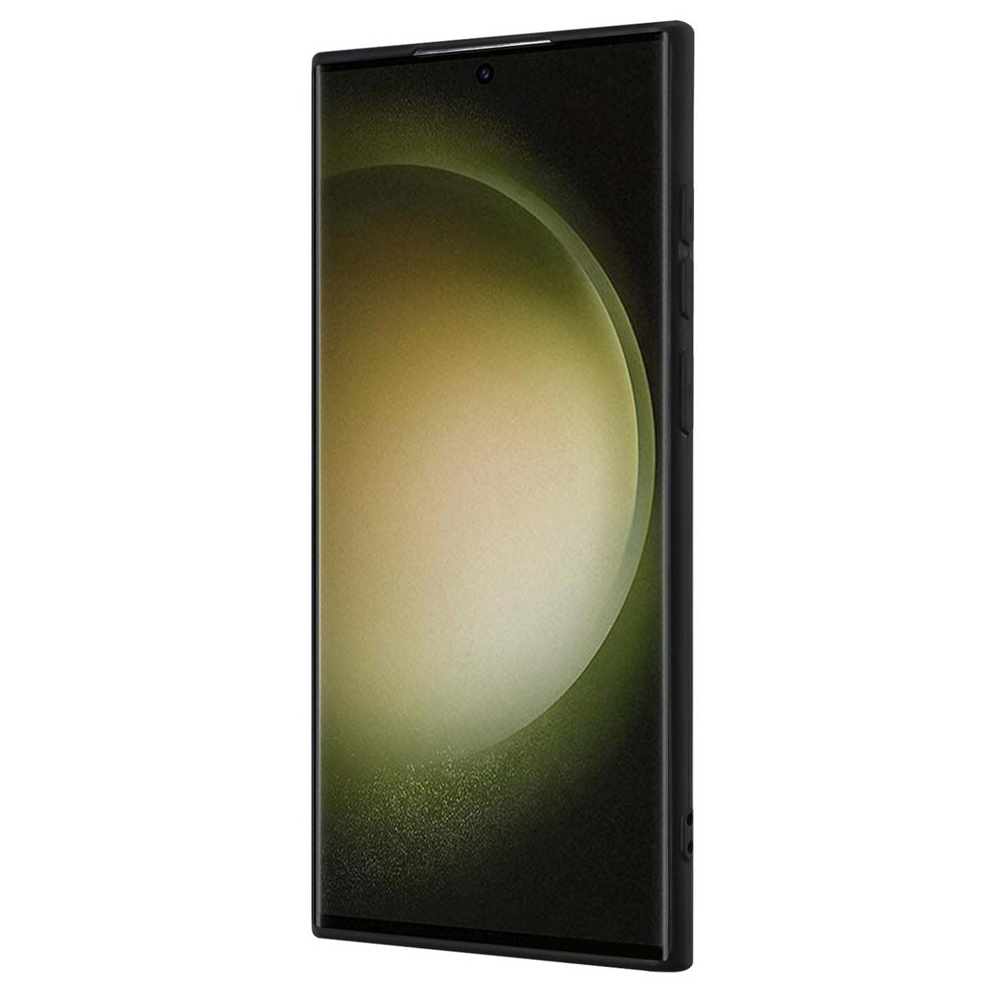 For Samsung Galaxy S22 Ultra 5G TPU Matte Phone Case Shockproof Back Cover with Ring Kickstand