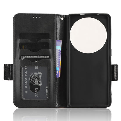 For Oppo Find X6 Pro Anti-fingerprint Phone Cover Wallet PU Leather Phone Shell Imprinted Triangle Stand Case