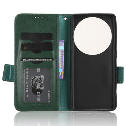 For Oppo Find X6 Pro Anti-fingerprint Phone Cover Wallet PU Leather Phone Shell Imprinted Triangle Stand Case