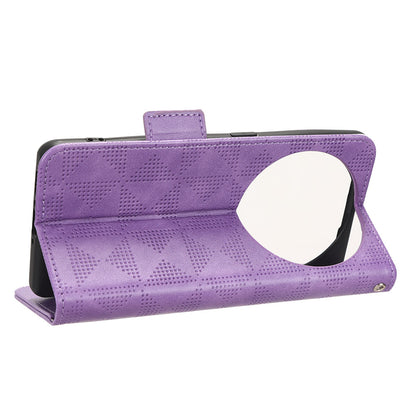 For Oppo Find X6 Pro Anti-fingerprint Phone Cover Wallet PU Leather Phone Shell Imprinted Triangle Stand Case