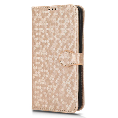 For Huawei P60 / P60 Pro Shockproof Case PU Leather Flip Cover Dot Pattern Imprinted Phone Case with Wallet