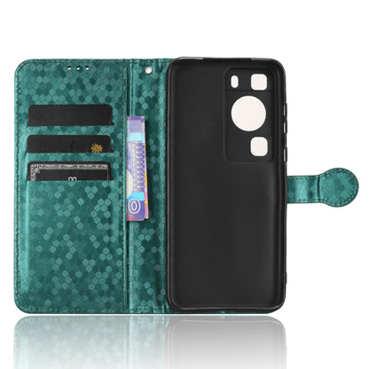 For Huawei P60 / P60 Pro Shockproof Case PU Leather Flip Cover Dot Pattern Imprinted Phone Case with Wallet