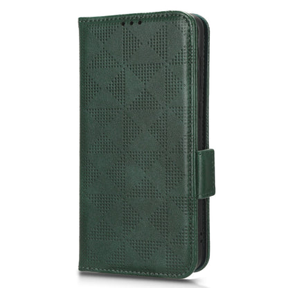 For Huawei P60 Pro / P60 Anti-Dust Phone Shell PU Leather Phone Case Imprinted Triangle Stand Wallet Cover
