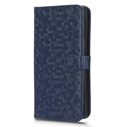 Dot Pattern Imprinted Leather Cover for Oppo Find X6 Wallet Phone Case Anti-Drop Shockproof Stand Phone Shell