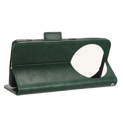 Shockproof PU Leather Phone Case for Oppo Find X6 , Imprinted Triangle Stand Wallet Cover