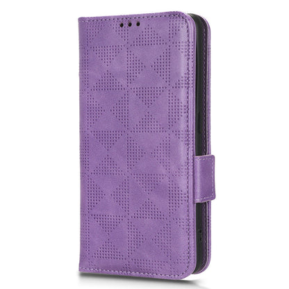 Shockproof PU Leather Phone Case for Oppo Find X6 , Imprinted Triangle Stand Wallet Cover