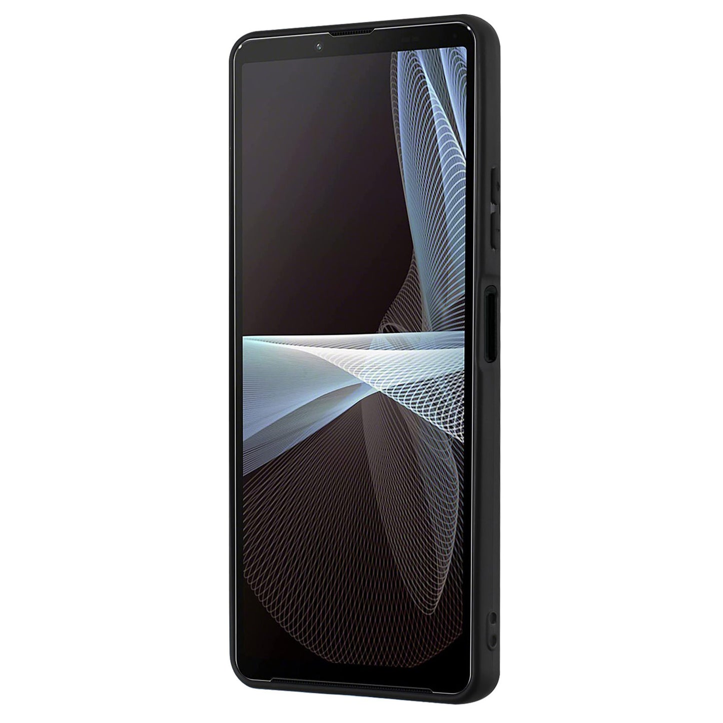 Soft TPU Back Cover for Sony Xperia 5 IV 5G Scratch Resistant Matte Phone Case with Ring Kickstand